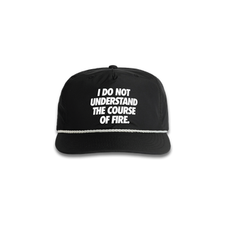 Course of Fire Rope Hat - Black